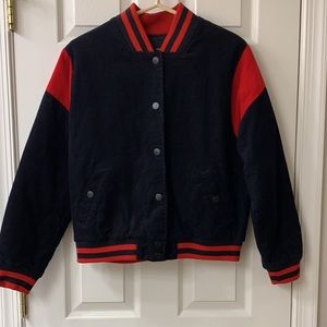Forever 21 Red and Black bomber jacket
